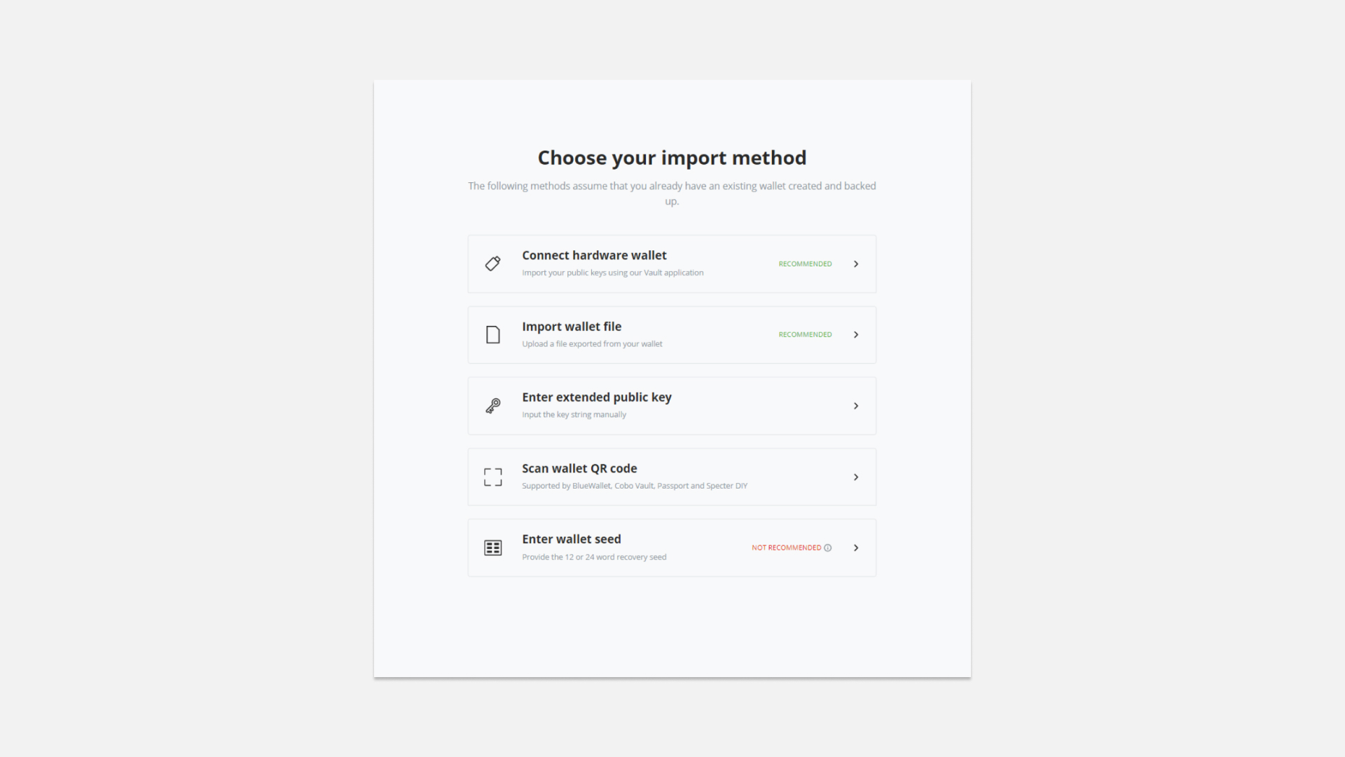 Hardware Wallet Integration