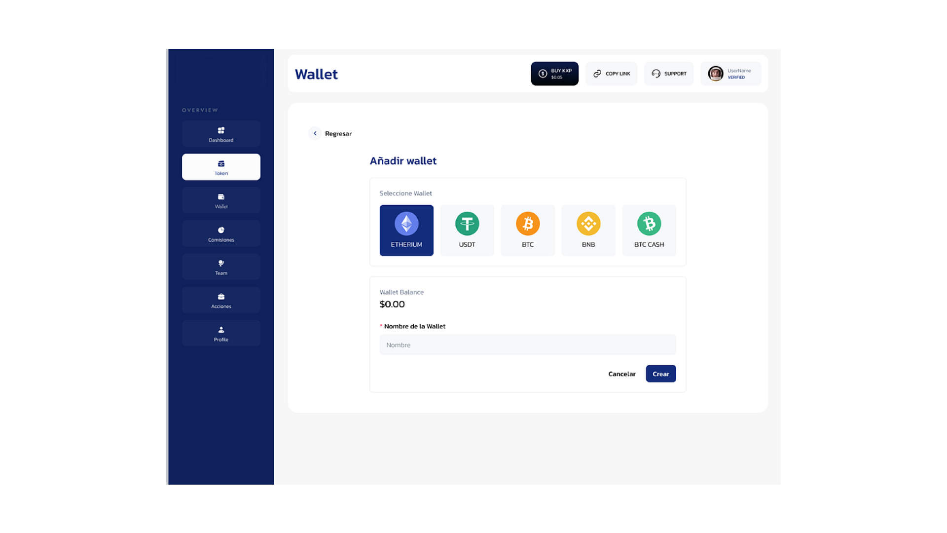 Desktop Wallet
