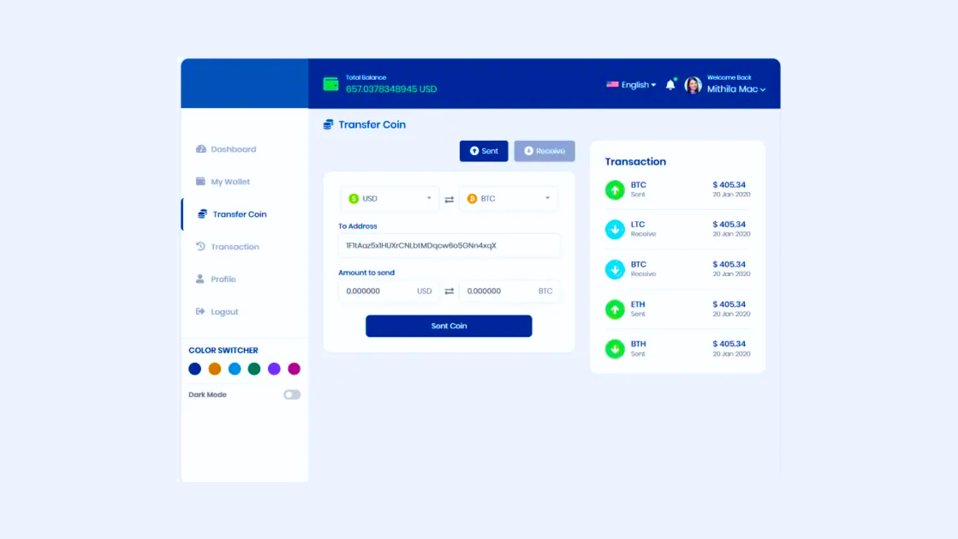 Web-Based Wallet